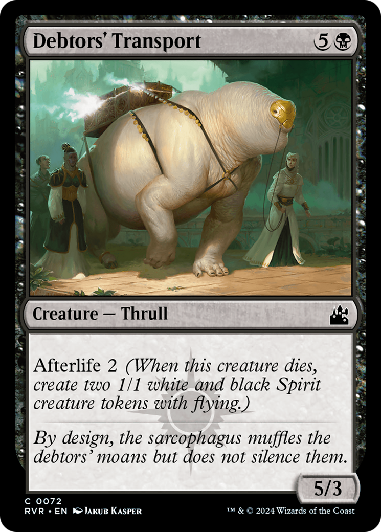 Debtors' Transport (RVR-072) - [Ravnica Remastered] Foil