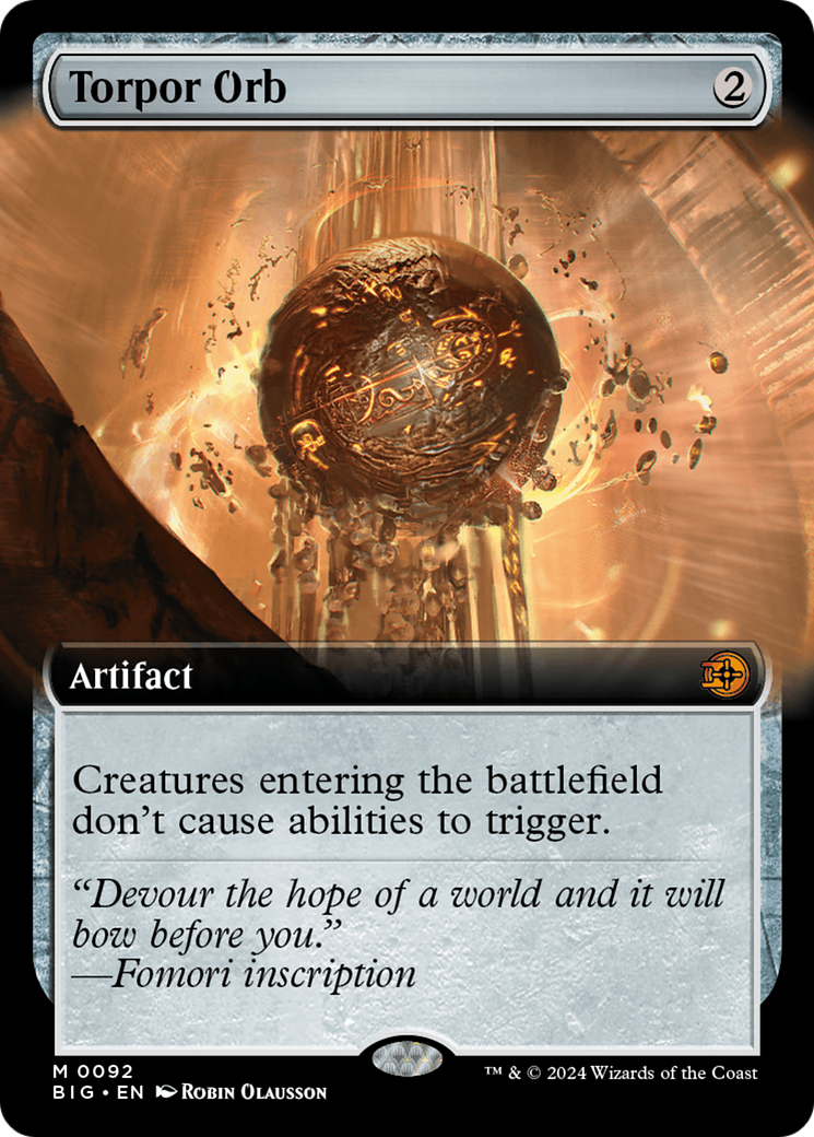 Torpor Orb (BIG-092) - [The Big Score]: (Extended Art) Foil