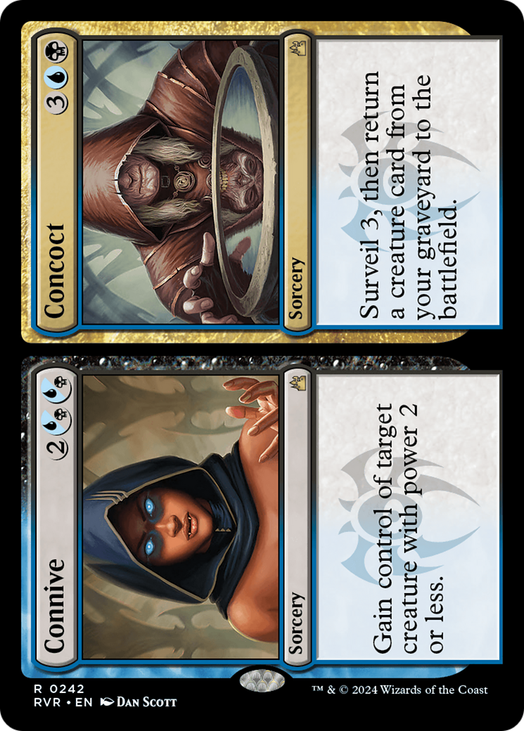 Connive // Concoct (RVR-242) - [Ravnica Remastered]