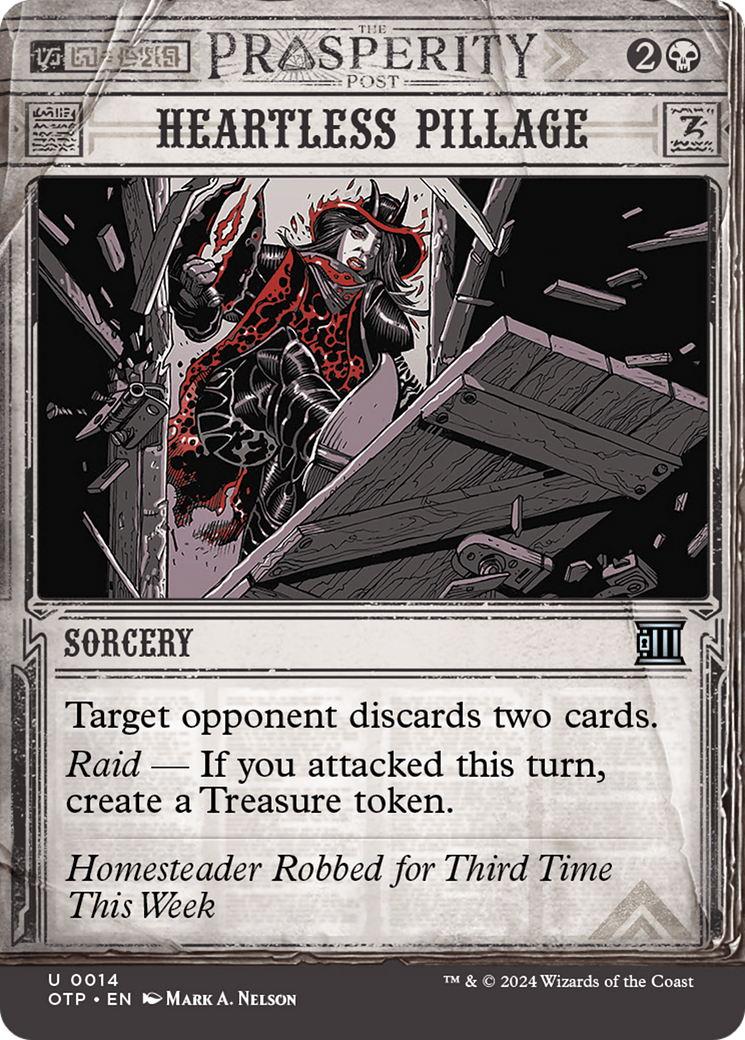 Heartless Pillage (OTP-014) - [Breaking News]: (Showcase) (Borderless)