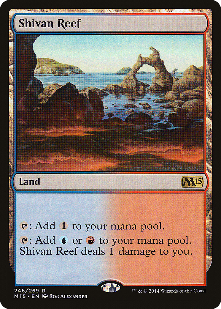 Shivan Reef (M15-246) - [Magic 2015]