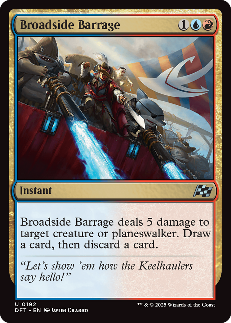 Broadside Barrage (DFT-192) - [Aetherdrift] Foil