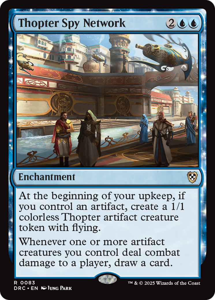 Thopter Spy Network (DRC-083) - [Commander: Aetherdrift]: (enchantment)