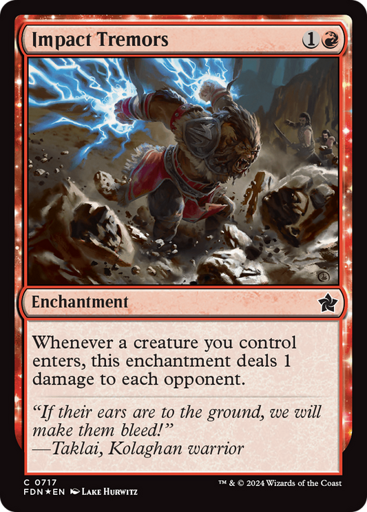 Impact Tremors (FDN-717) - [Foundations] Foil