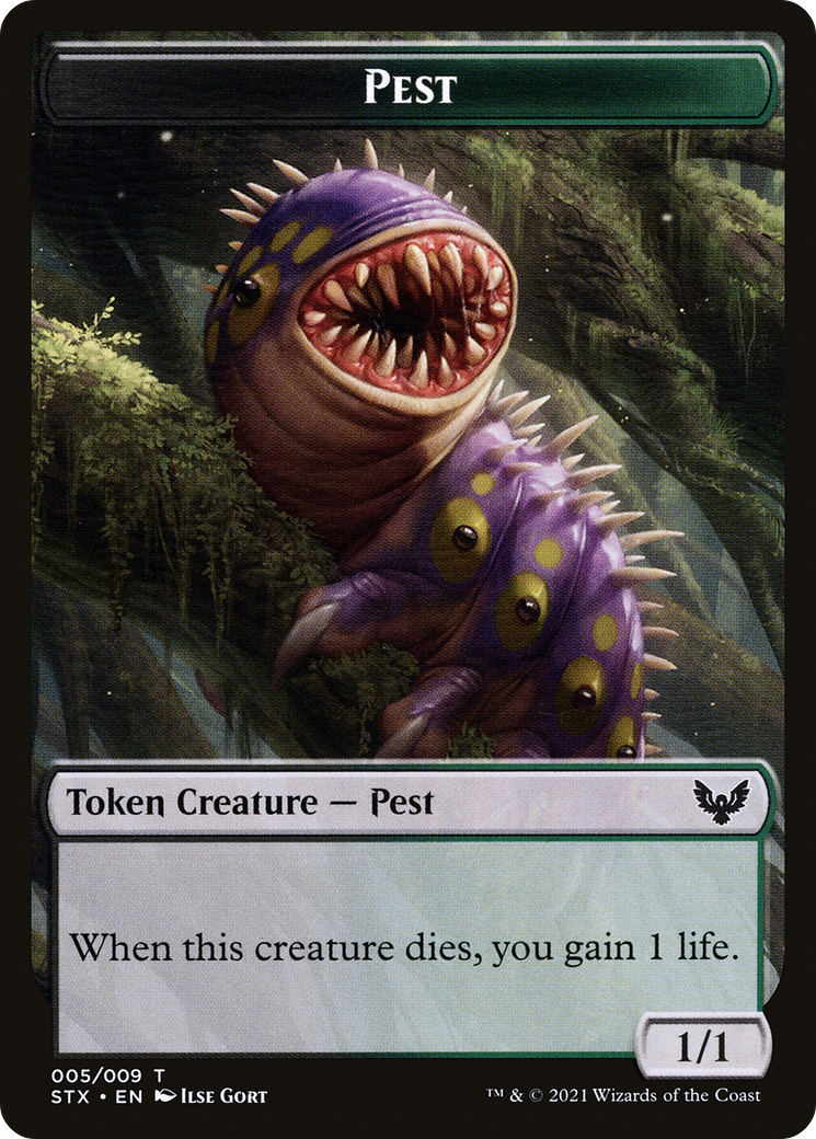 Pest (STX-005) - [Strixhaven: School of Mages Tokens] Foil