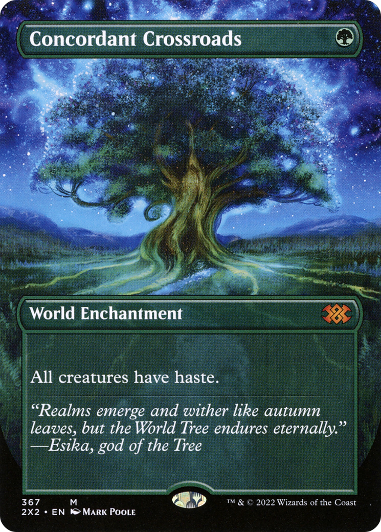 Concordant Crossroads (2X2-367) - [Double Masters 2022] (Borderless) Foil