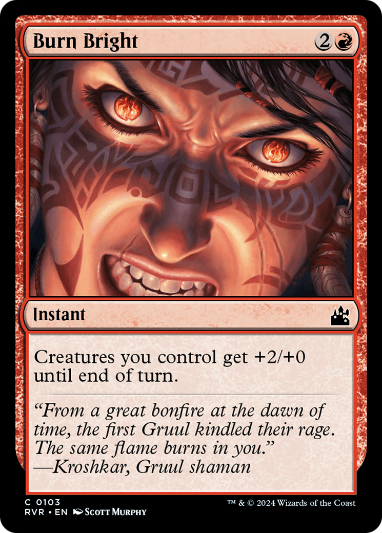 Burn Bright (RVR-103) - [Ravnica Remastered]