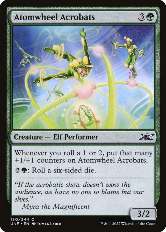 Atomwheel Acrobats (UNF-130) - [Unfinity] Foil