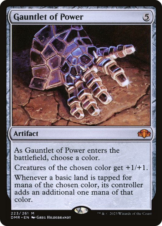 Gauntlet of Power (DMR-223) - [Dominaria Remastered] Foil
