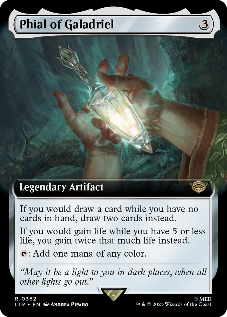 Phial of Galadriel (LTR-382) - [The Lord of the Rings: Tales of Middle-earth]: (Extended Art) Foil