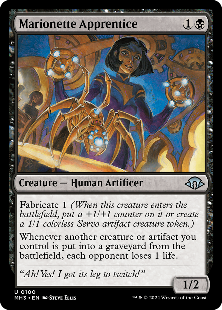 Apprenti marionnette (MH3-100) - [Modern Horizons 3] Foil 