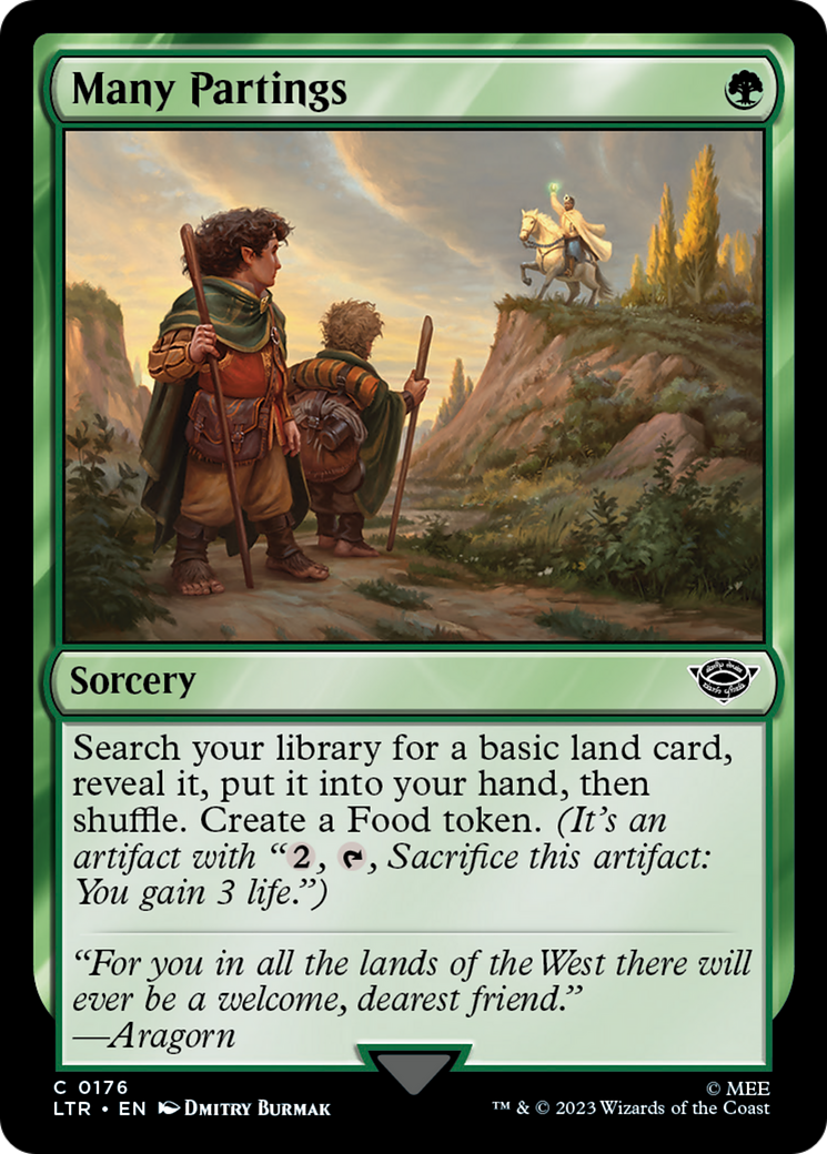 Many Partings (LTR-176) - [The Lord of the Rings: Tales of Middle-earth] Foil