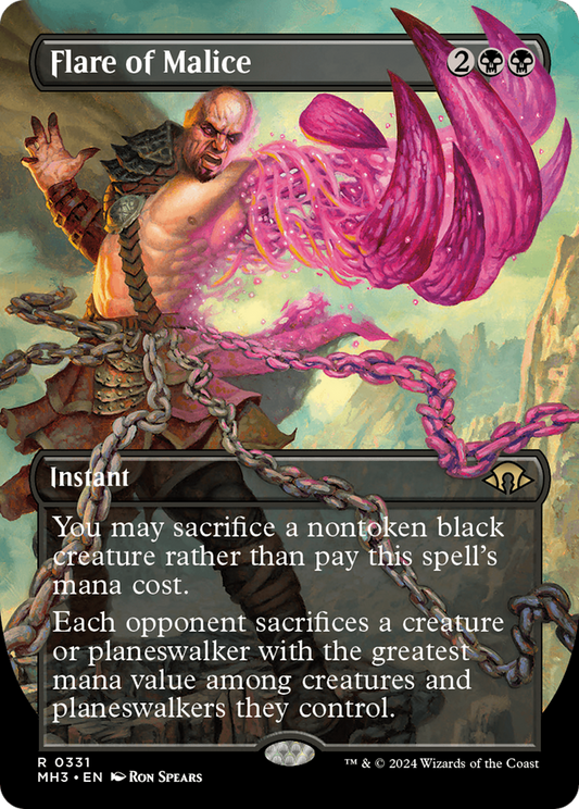 Flare of Malice (MH3-331) - [Modern Horizons 3] (Sans frontières) 