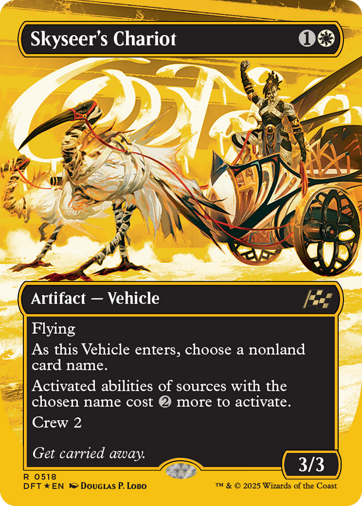 Skyseer's Chariot (DFT-518) - [Aetherdrift] (Borderless) Foil