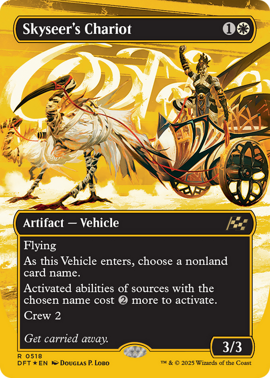 Skyseer's Chariot (DFT-518) - [Aetherdrift] (Borderless) Foil