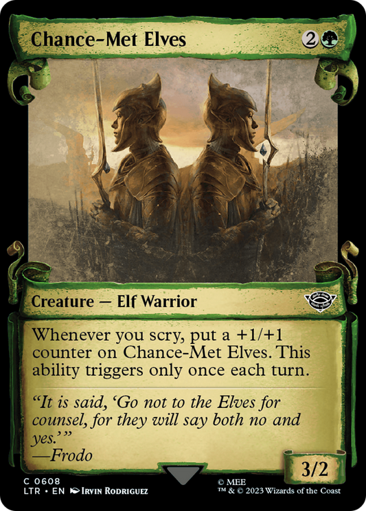 Chance-Met Elves (LTR-608) - [The Lord of the Rings: Tales of Middle-earth]: (Showcase) Foil