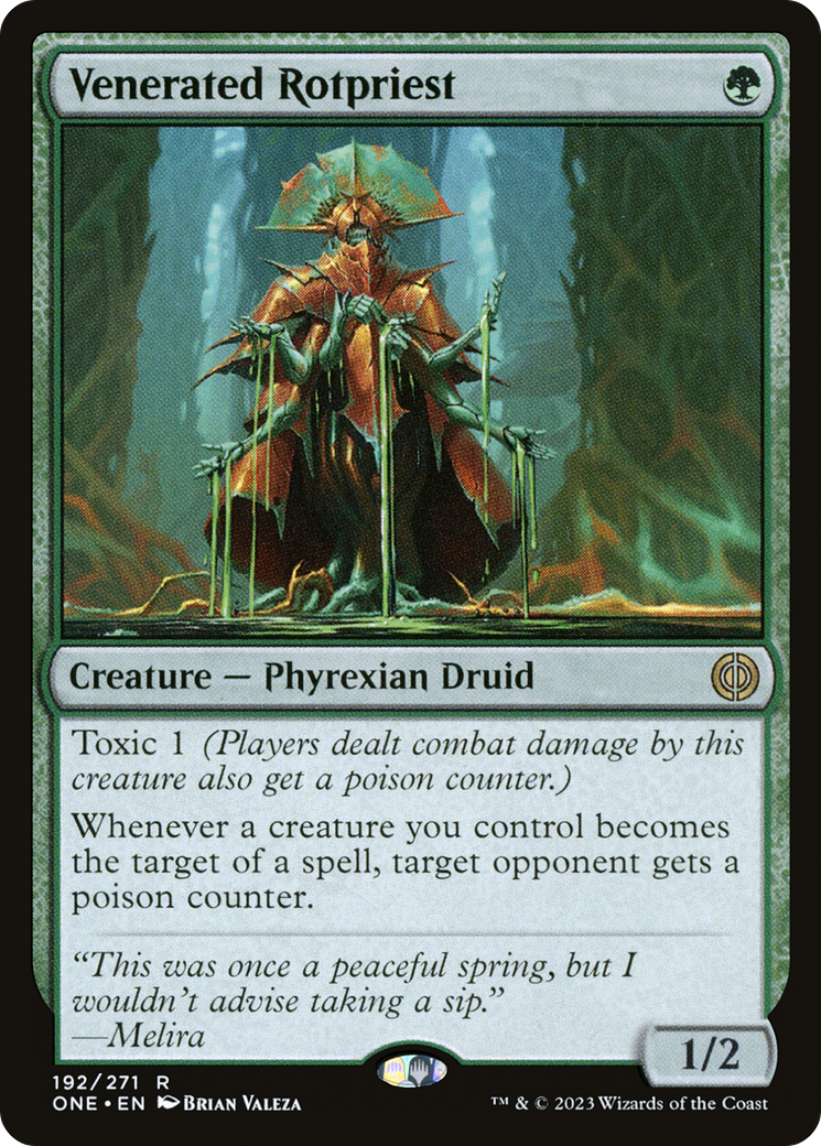Venerated Rotpriest (ONE-192) - [Phyrexia: All Will Be One]