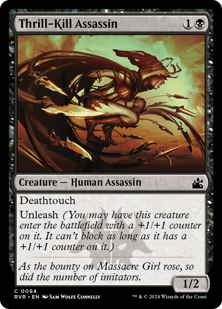 Thrill-Kill Assassin (RVR-094) - [Ravnica Remastered] Foil
