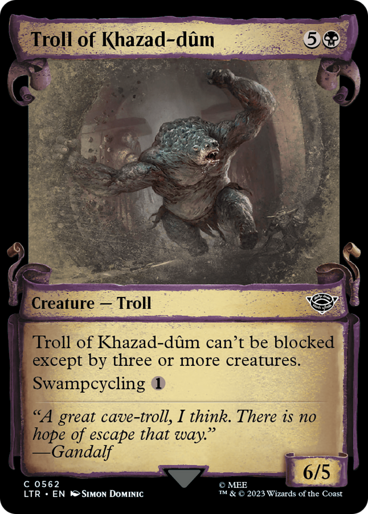 Troll of Khazad-dûm (LTR-562) - [The Lord of the Rings: Tales of Middle-earth]: (Showcase)