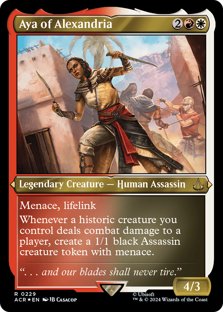 Aya of Alexandria (ACR-229) - [Assassin's Creed] Etched Foil