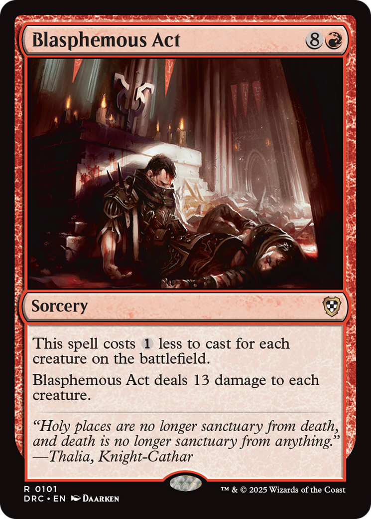 Blasphemous Act (DRC-101) - [Commander: Aetherdrift]