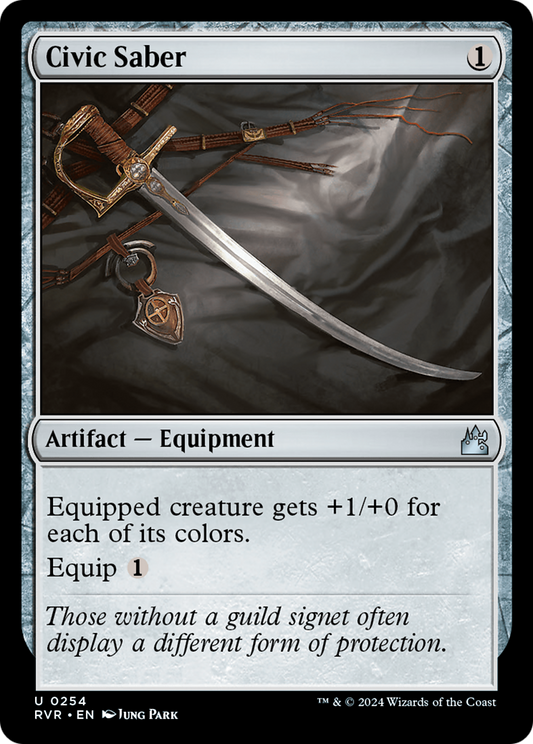 Civic Saber (RVR-254) - [Ravnica Remastered] Foil