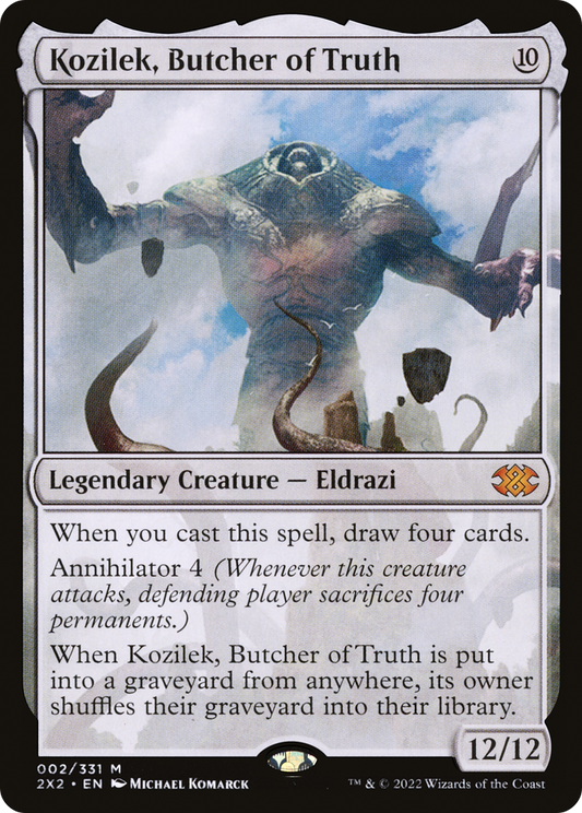 Kozilek, Butcher of Truth (2X2-002) - [Double Masters 2022]