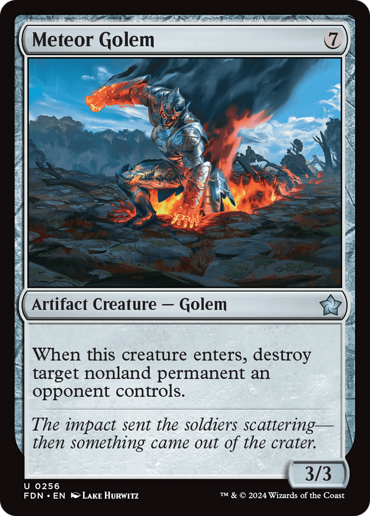 Meteor Golem (FDN-256) - [Foundations] Foil