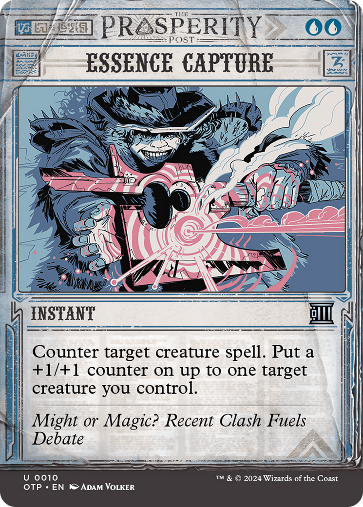 Essence Capture (OTP-010) - [Breaking News]: (Showcase) (Borderless) Foil