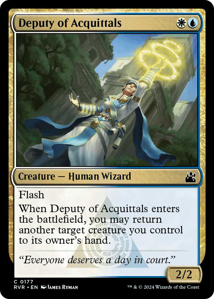 Deputy of Acquittals (RVR-177) - [Ravnica Remastered]