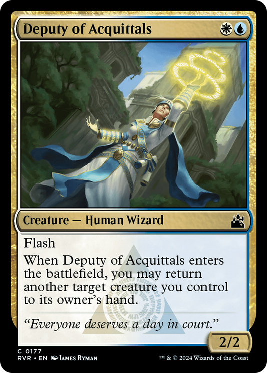 Deputy of Acquittals (RVR-177) - [Ravnica Remastered]