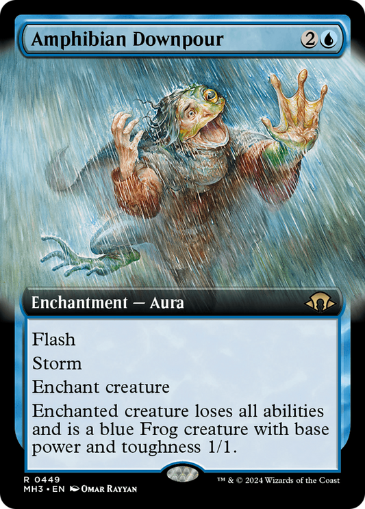 Averse amphibie (MH3-449) - [Modern Horizons 3] : (Art étendu) 
