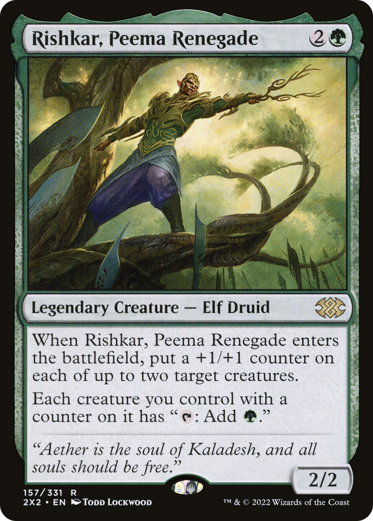 Rishkar, Peema Renegade (2X2-157) - [Double Masters 2022] Foil