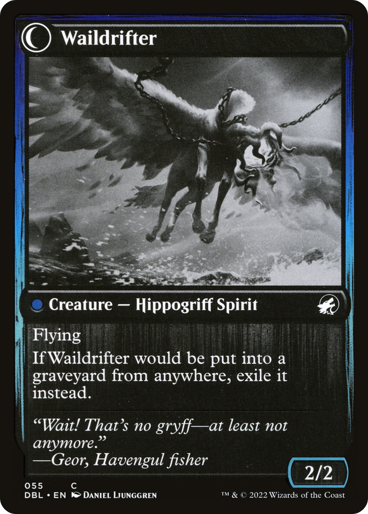 Galedrifter // Waildrifter (DBL-055) - [Innistrad: Double Feature]: (Double Faced Transform) Foil