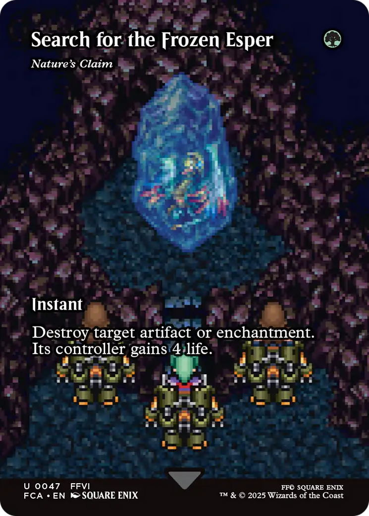 Nature's Claim (FCA-047) - [FINAL FANTASY: Through the Ages] / Search for the Frozen Esper (Borderless) Foil