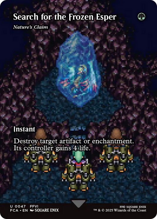 Nature's Claim (FCA-047) - [FINAL FANTASY: Through the Ages] / Search for the Frozen Esper (Borderless) Foil