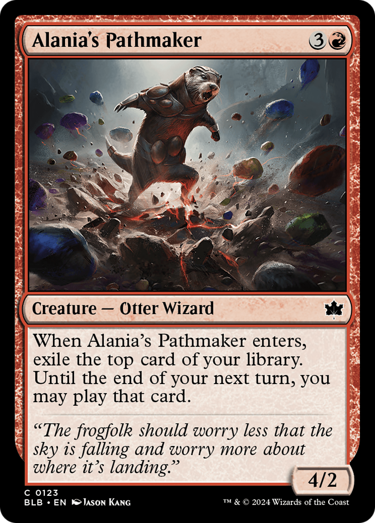 Alania's Pathmaker (BLB-123) - [Bloomburrow] Foil