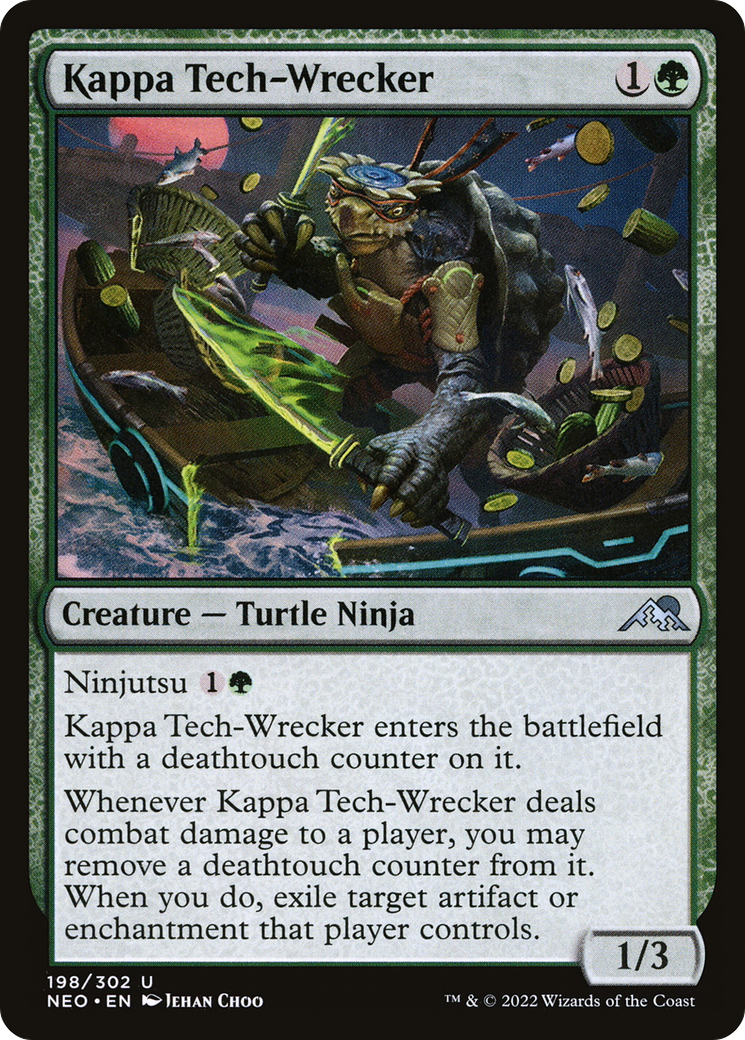 Kappa Tech-Wrecker (NEO-198) - [Kamigawa: Neon Dynasty] Foil
