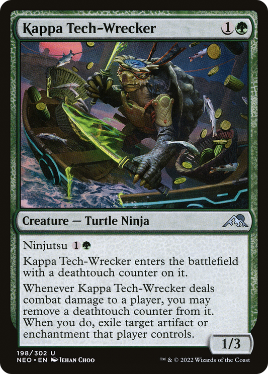 Kappa Tech-Wrecker (NEO-198) - [Kamigawa: Neon Dynasty] Foil