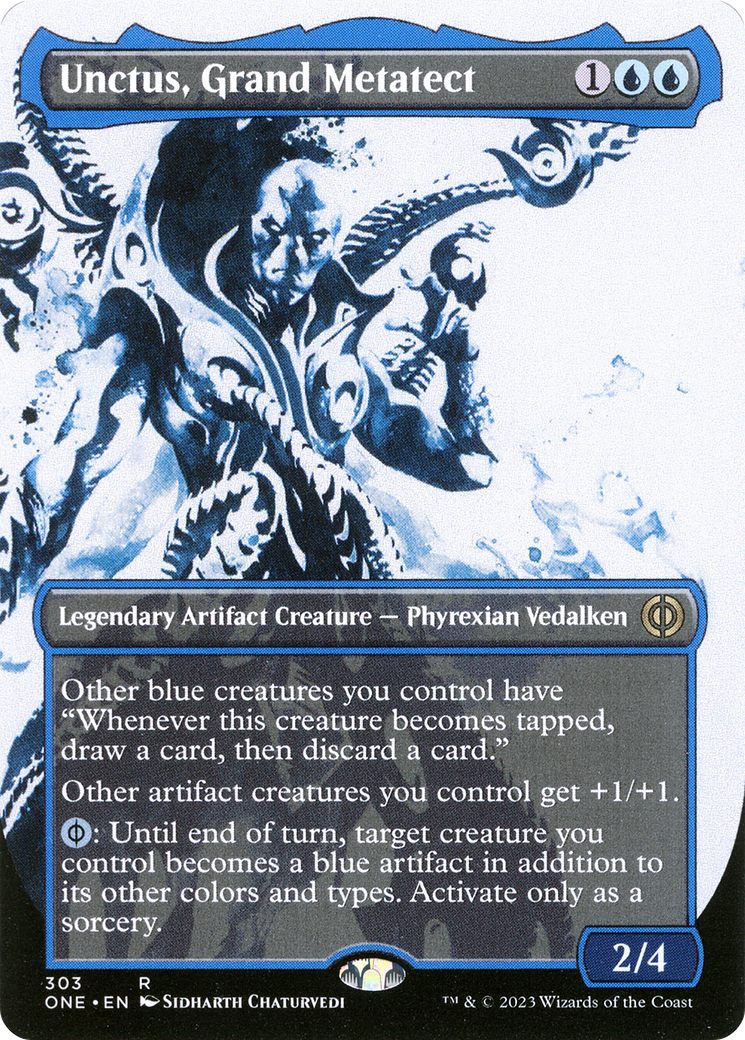 Unctus, Grand Metatect (ONE-303) - [Phyrexia: All Will Be One]: (Showcase) (Borderless)