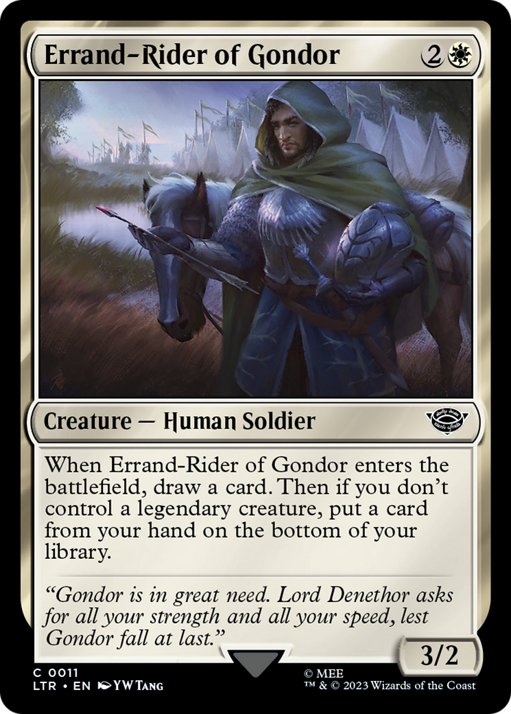 Errand-Rider of Gondor (LTR-011) - [The Lord of the Rings: Tales of Middle-earth] Foil
