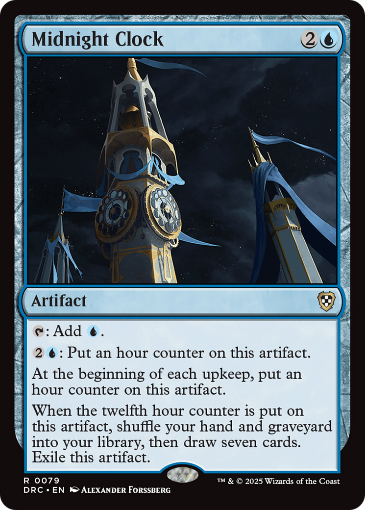 Midnight Clock (DRC-079) - [Commander: Aetherdrift]