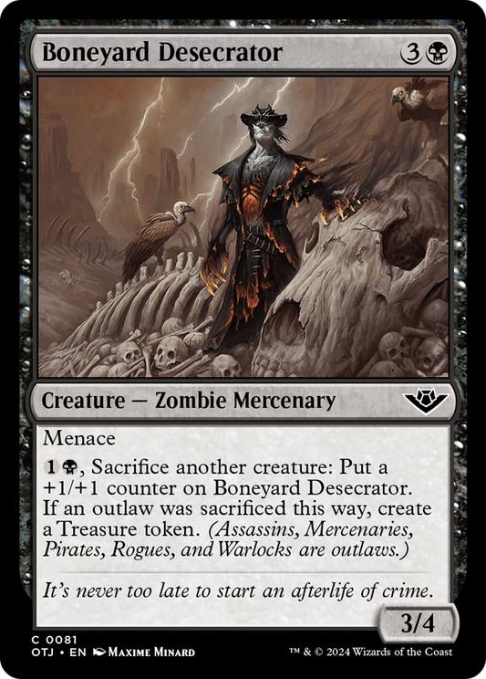 Boneyard Desecrator (OTJ-081) - [Outlaws of Thunder Junction] Foil