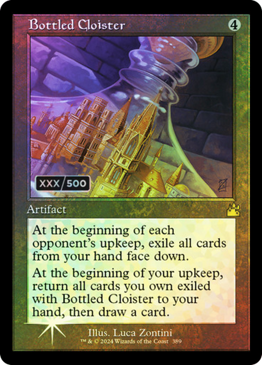 Bottled Cloister (RVR-389Z) - [Ravnica Remastered] Foil