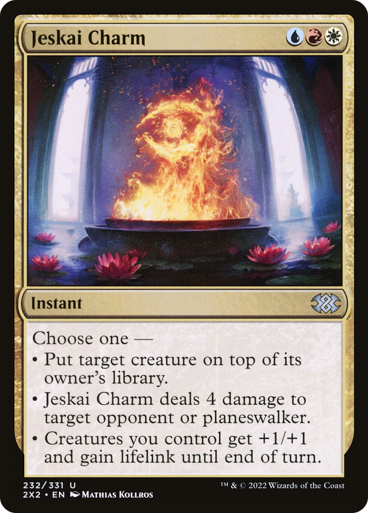 Jeskai Charm (2X2-232) - [Double Masters 2022] Foil