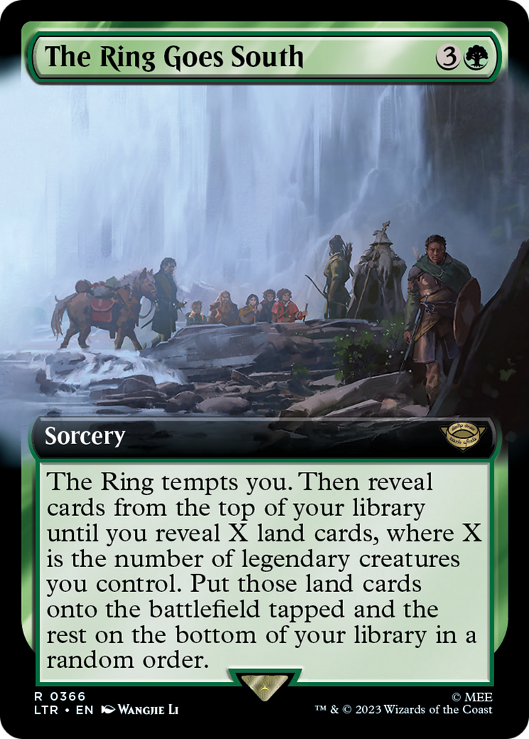 The Ring Goes South (LTR-366) - [The Lord of the Rings: Tales of Middle-earth]: (Extended Art)
