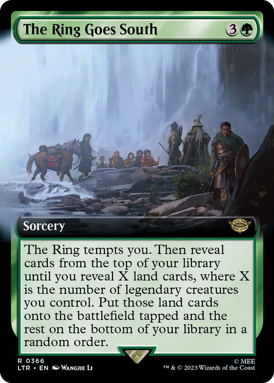 The Ring Goes South (LTR-366) - [The Lord of the Rings: Tales of Middle-earth]: (Extended Art)