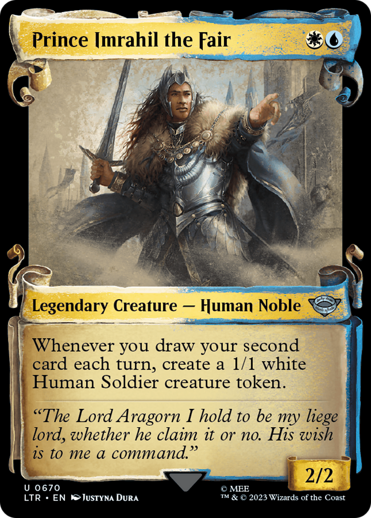 Prince Imrahil the Fair (LTR-670) - [The Lord of the Rings: Tales of Middle-earth]: (Showcase) Foil