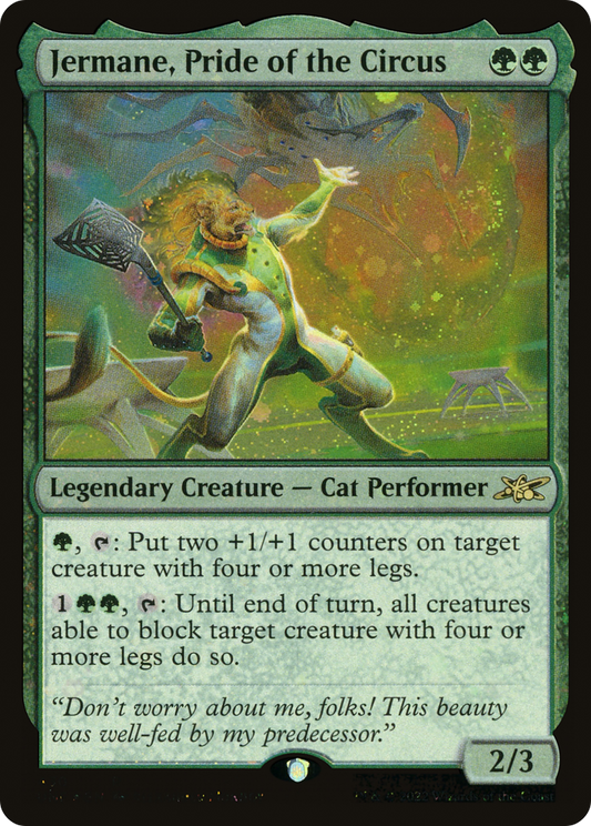 Jermane, Pride of the Circus (UNF-430) - [Unfinity] Foil