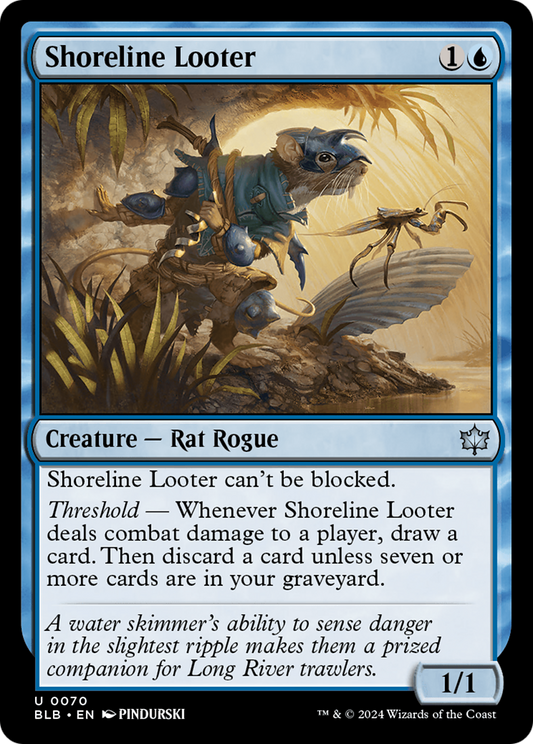 Shoreline Looter (BLB-070) - [Bloomburrow] Foil